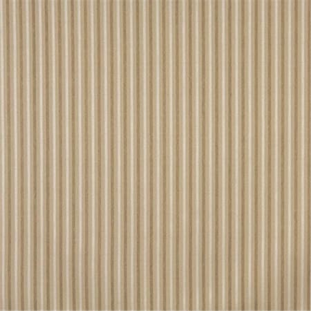 Designer Fabrics 54 in. Wide Beige- Striped Heavy Duty Crypton Commercial Grade Upholstery Fabric F758